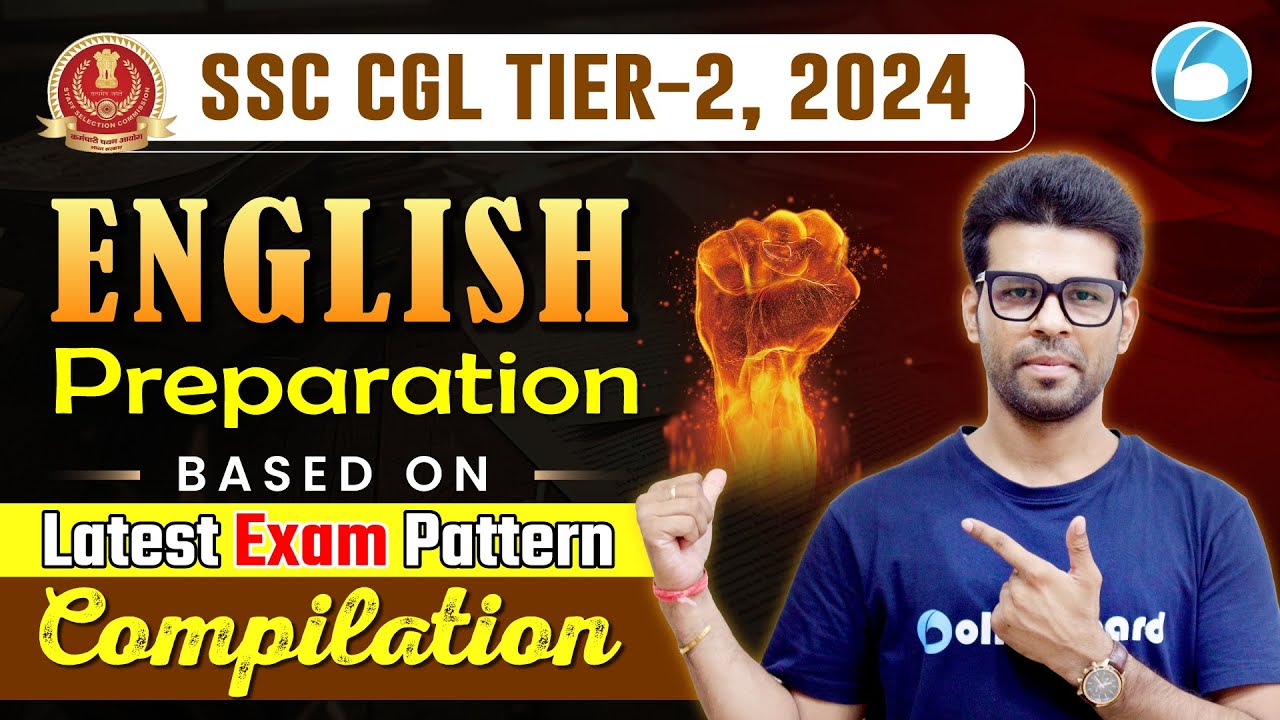SSC CGL Tier 2 2024 English Preparation | Based on Latest Exam Pattern ...