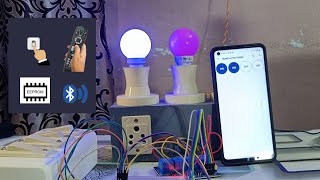 Arduino home automation in Telugu | Bluetooth , eeprom,ir remote and manual switches