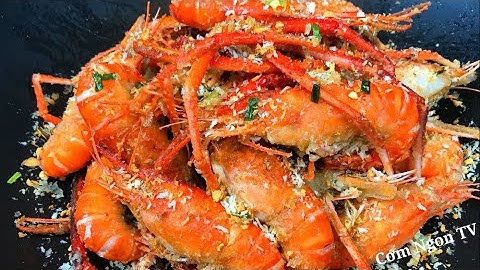 Cách làm TÔM RANG MUỐI ngon giòn đậm đà như ngoài hàng