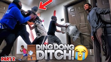 EXTREME DING DONG DITCH! *COLLEGE EDITION* PART 2