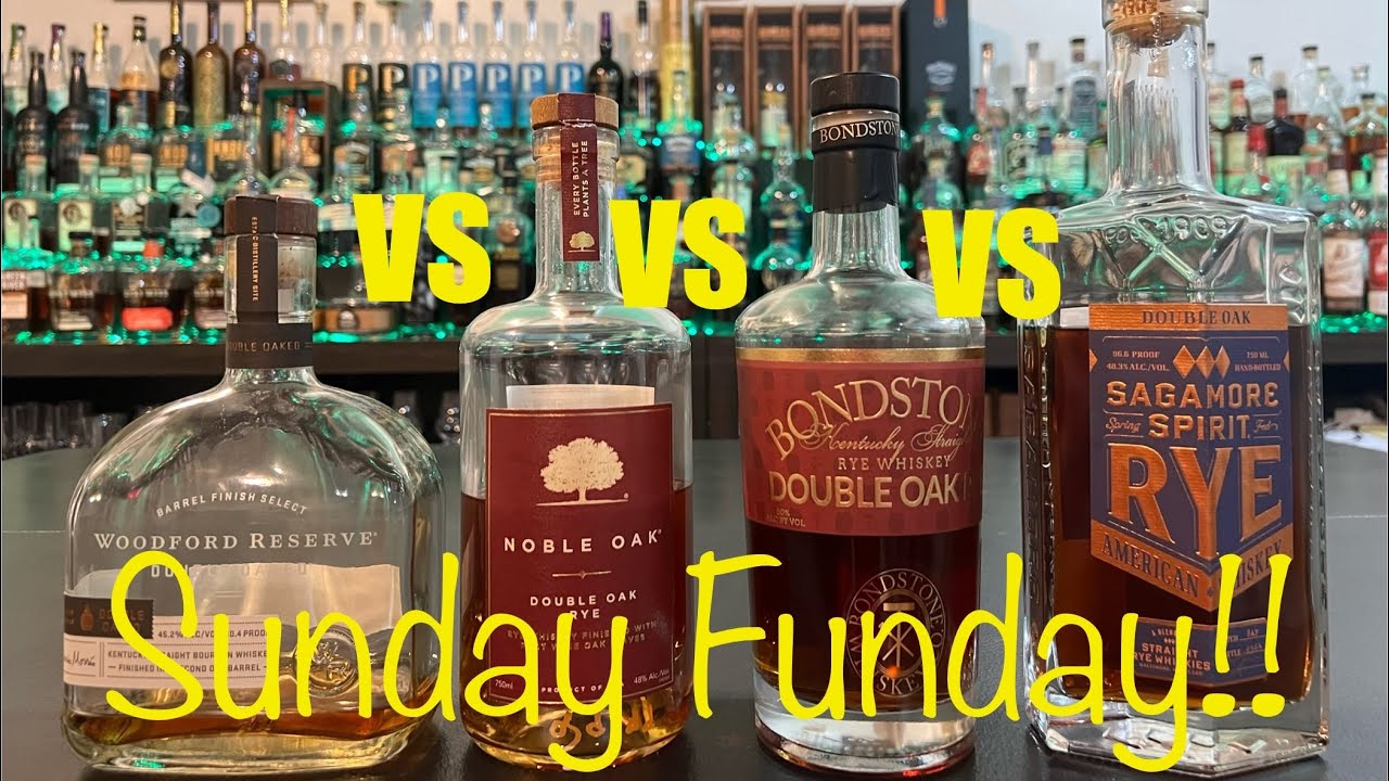 Sagamore DO Rye vs Woodford DO vs Noble DO Rye vs Bondstone DO Rye ...