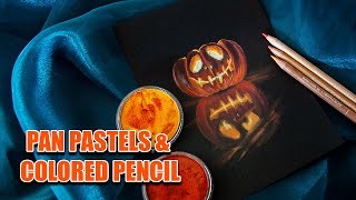 Easy Jack O' Lantern PanPastel & Colored Pencil - Tutorial for Beginners by Lachri Fine Art 1,445 views 6 months ago 40 minutes