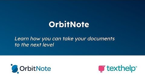 Making PDFs Accessible and Engaging with OrbitNote April 2022