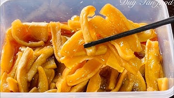 Cách làm củ cải trắng ngâm nước mắm giòn ngon để được lâu