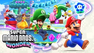 Super Mario Bros Wonder!! World 1: 100% FULL PLAYTHROUGH!! [FULL MOVIE]
