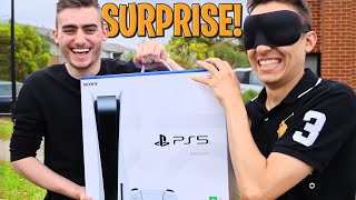 SURPRISING MY BROTHER WITH A BRAND NEW PS5! (EMOTIONAL 😭)