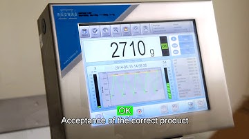 Sorting checkweigher for products separation EN