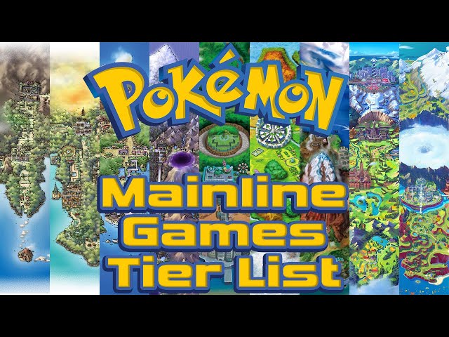 H-Works Rambles — Tier list of the mainline Pokemon games I made