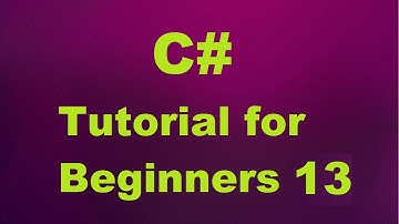 C# Tutorial for Beginners 13 -  Pass by Reference , Output and params Parameter in Method