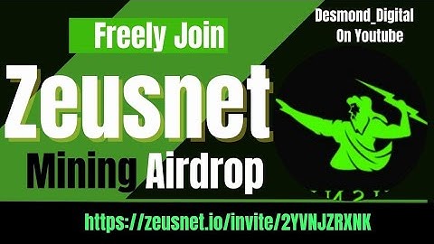 Zeusnet Mining App. Zeus Coin. Zeus Airdrop. How To Freely Mine Zeusnet Coin