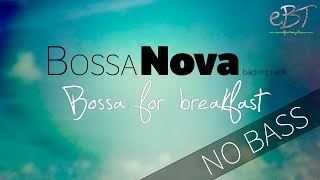 Video thumbnail of "Bossa Nova Backing Track in C Major | 110 bpm [NO BASS]"