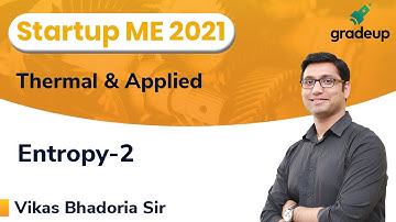 Entropy-2 | Thermal & Applied | ESE and GATE21 | Vikas Sir | Gradeup