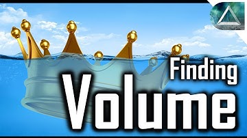 How to find the Volume of an Irregular Object! And Archimedes says Eureka!