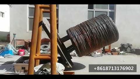 Hydraulic wire rod pay off machine