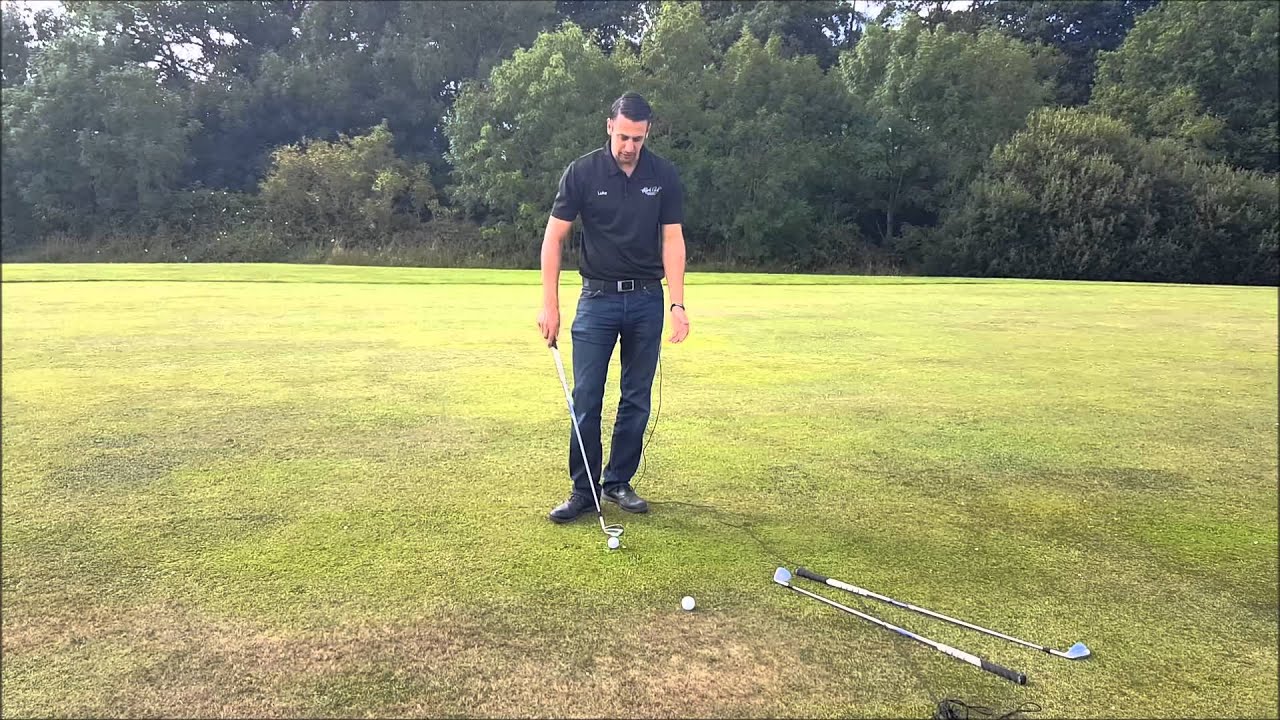 Luke Murray at North Wales Golf Range, St.Asaph, demonstrating