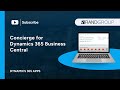 Concierge for Microsoft Dynamics 365 Business Central