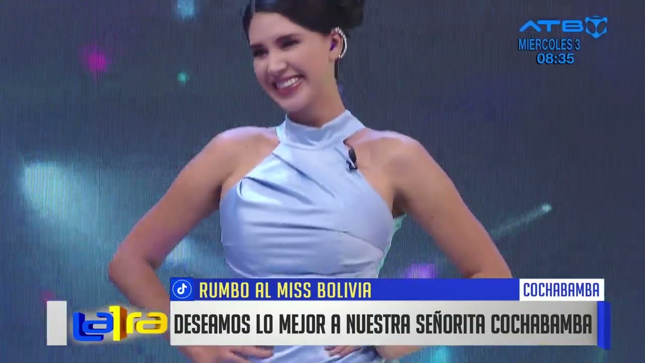 La presentadora de la red ATB Camila Buitrago participará en el Miss Bolivia 2023
