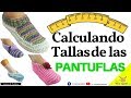 Cómo Calcular las Tallas de las Pantuflas Babuchas en Diferentes Tamaños - Vivirtejiendo