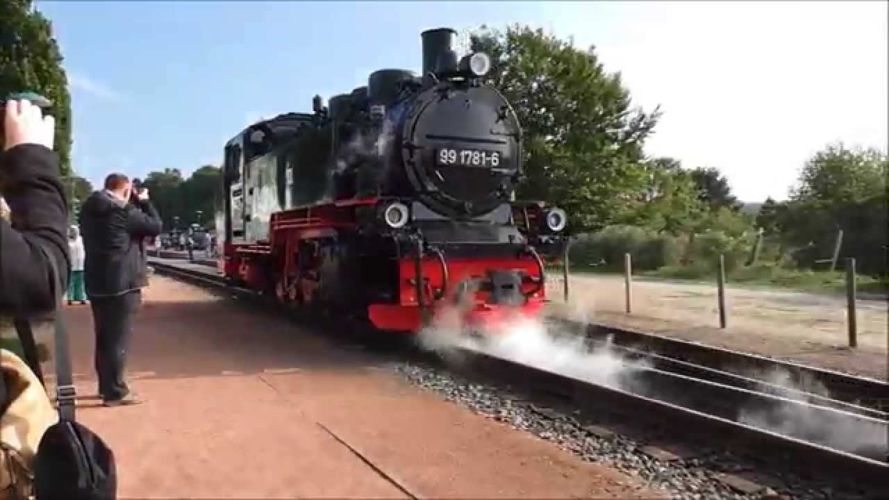 Rasender Roland in Binz 26.09.2015 - YouTube