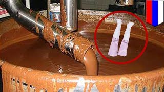 Russian woman drops cellphone into vat of molten chocolate, dies trying to get it back - TomoNews screenshot 4
