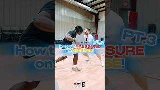 How to PRESSURE on DEFENSE! Pt. 3🔑 #basketballtrainer #basketball #basketballtraining