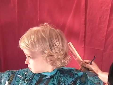 Stylin' boy haircut: Step-by-step tutorial - My Silly Squirts