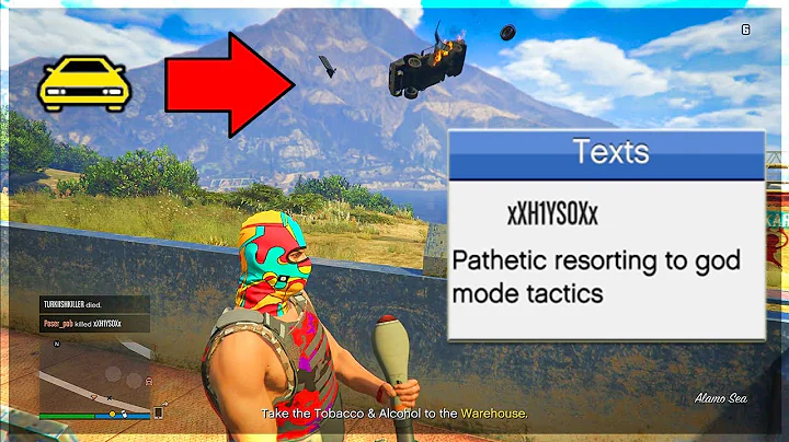 Trolling Deluxo Griefers With My "God Mode" TRAIN on GTA Online!