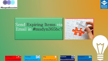 How Do I Email Report Item Expirations from #msdyn365bc ?
