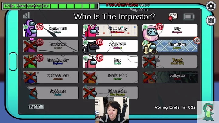 Toast’s thoughts and reaction to Abe being the Evil Guesser | Among Us | Disguised Toast Lobby