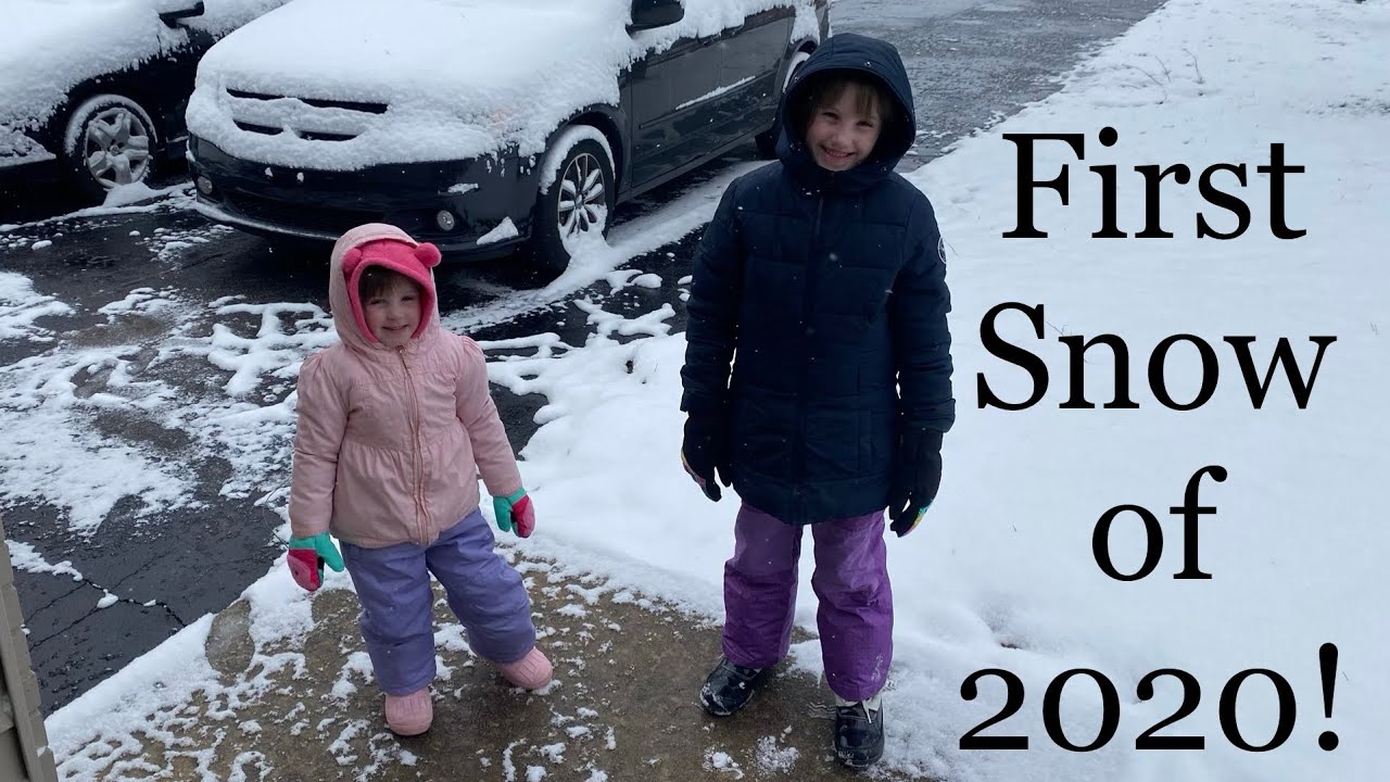 The First Big Snow of 2020! - YouTube