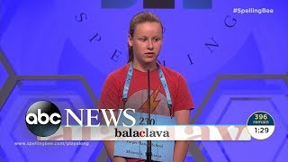 Girl makes history at National Spelling Bee