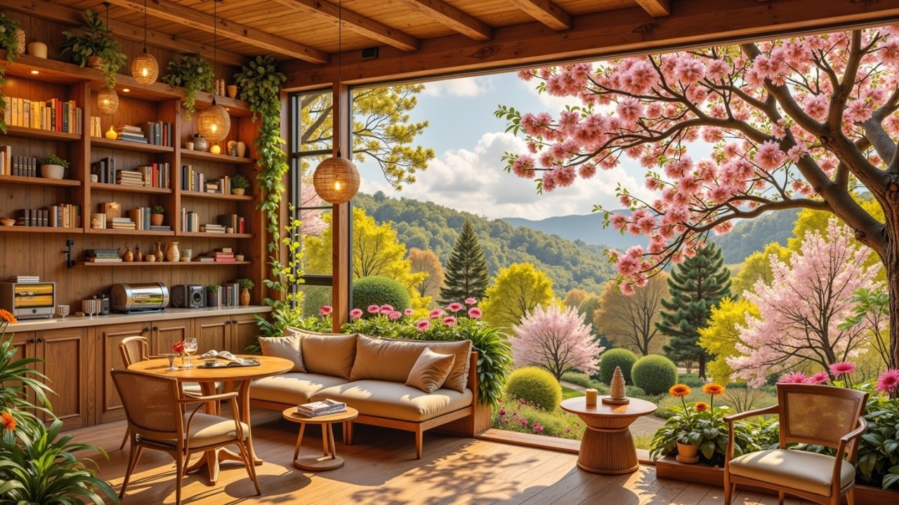 Весенние джазовые мелодии для расслабляющих моментов | Мирная джазовая музыка