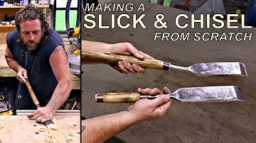 Forging a Slick & Chisel from an Old Leaf Spring for Timber Framing