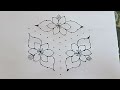 116 dots rangolieasy mugguluflower  rangolisaathwi rangoli