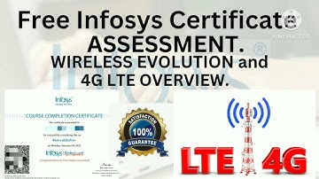 Wireless Evolution and 4G LTE Overview Assessment Solution "Infosys Springboard" (100 % accuracy).