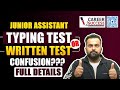 Junior Assistant| Written Test Or Typing test ?@CareerSuccessJammu Pehle kya hoga ?