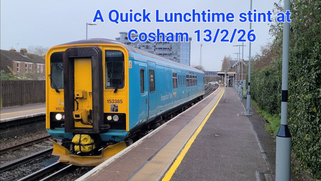 A Quick Lunchtime stint at Cosham 13/2/26 (4K 60fps) 