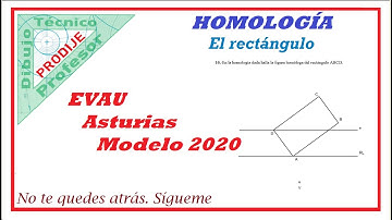 Homología 10 UN VÉRTICE DEL RECTÁNGULO ESTÁ EN LA RECTA LÍMITE EVAU ASTURIAS MODELO 2020 Dibujo téc.