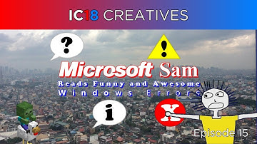 The Last Errorbender | Microsoft Sam Reads Funny and Awesome Windows Errors (S02E05) (100th VIDEO)