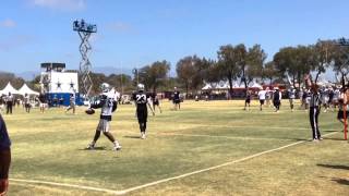 Dez Bryant TD catch during practice vs. Raiders