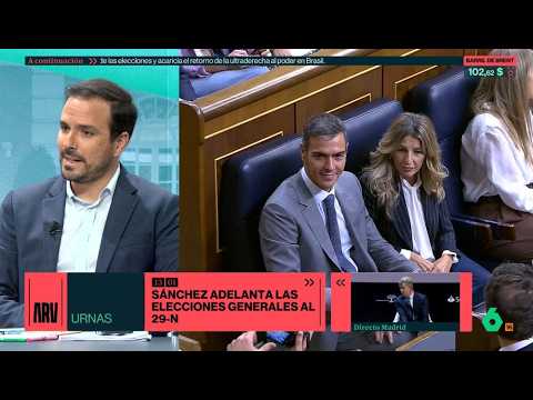 Garzón, sobre la decisión "inteligente" de Sánchez del 29N: "Es una convocatoria a la ofensiva" -ARV