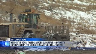 Billings City Council approves garbage rate hike
