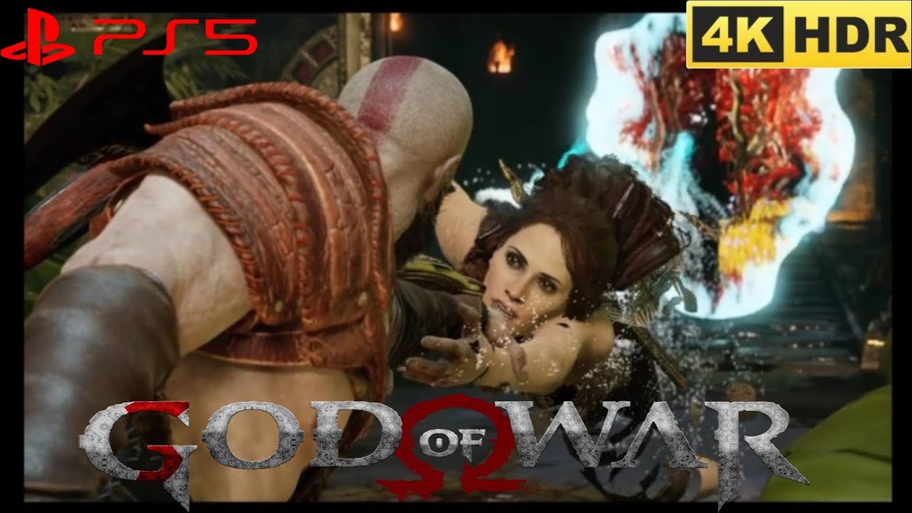 GOD OF WAR 2018 || PS5 4K ULTRA HDR GAMEPLAY ||  FREYA HELP KRATOS || GOD OF WAR EPIC GAMEPLAY 