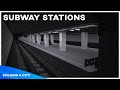 Adding 2 subway stations  building a city 107  minecraft timelapse