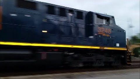 [CSX] 3248 ES44AH NEW GEVO Leads Q439-05 With Nice K5HL In Fayetteville NC