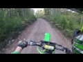 kx125 trail ride