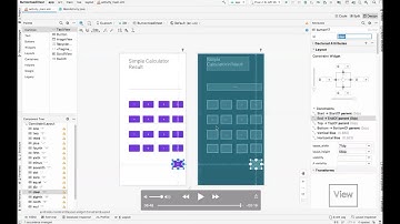 18CSMP68- MAD LAB PRORAM-2 Android Calculator Application XML Design