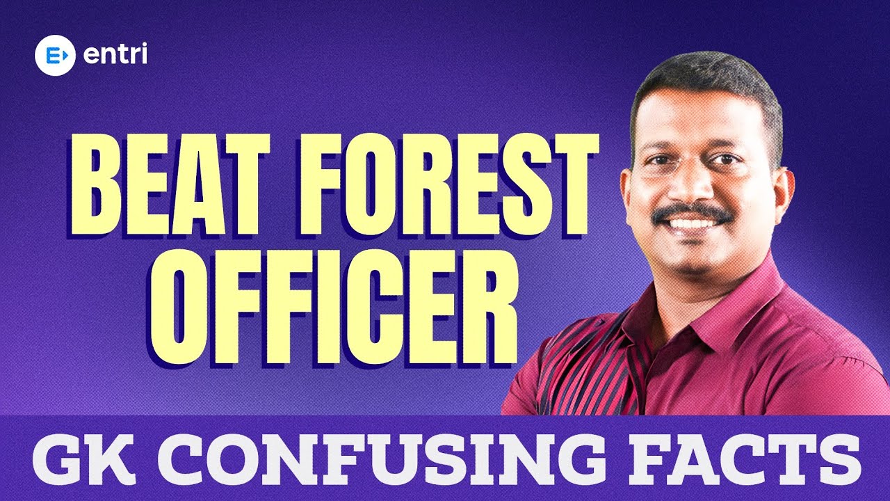 🔥 Beat Forest officer GK Confusing Facts 🔥 | Pradeep mugathala | entri 