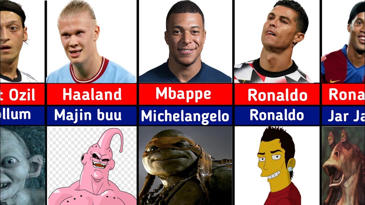 Soccer Players Who Look Like Cartoons