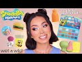 NEW WET N WILD SPONGEBOB MAKEUP COLLECTION REVIEW | FULL FACE FIRST IMPRESSIONS & TUTORIAL